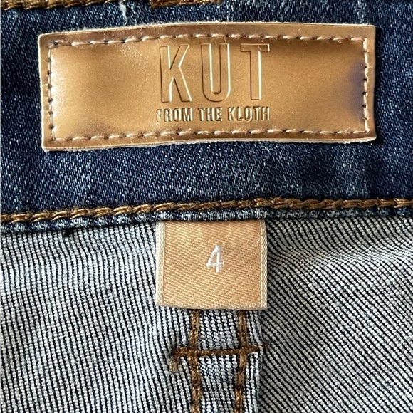 KUT FROM THE KLOTH CHARLIZE HIGH RISE FAB AB CIGARETTE JEANS SZ 4 EUC - Picture 8 of 13